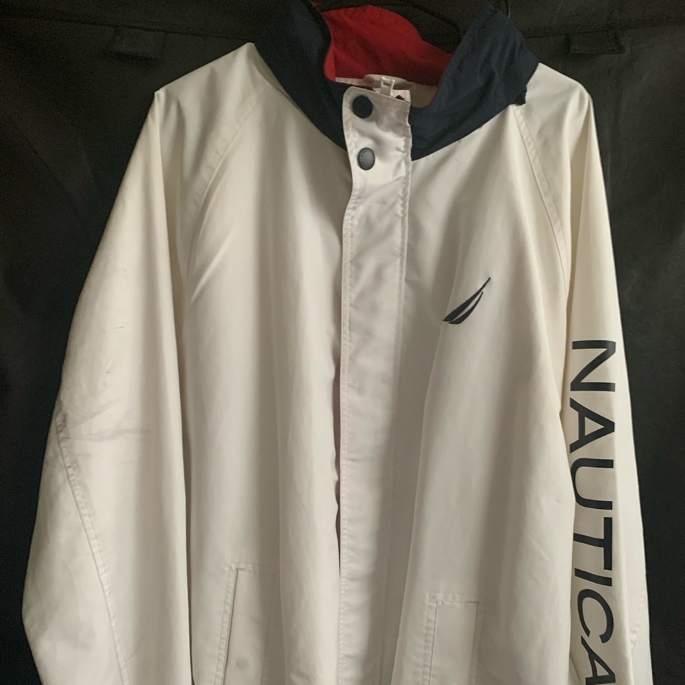 Vintage Nautica water resistant windbreaker jacket